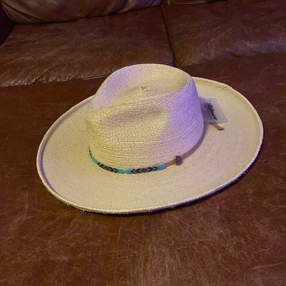 Biltmore flat wide brim hat